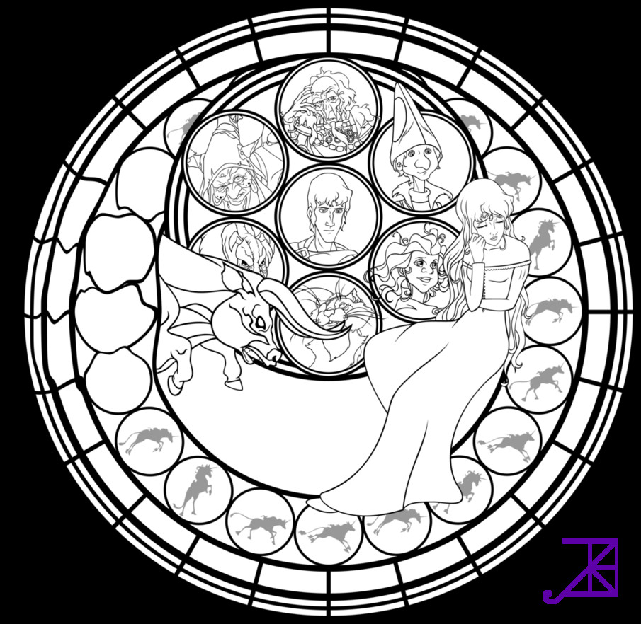 Free Printable Stained Glass Coloring Pages For Adults
 Printable Adult Coloring Pages Stained Glass AZ Coloring