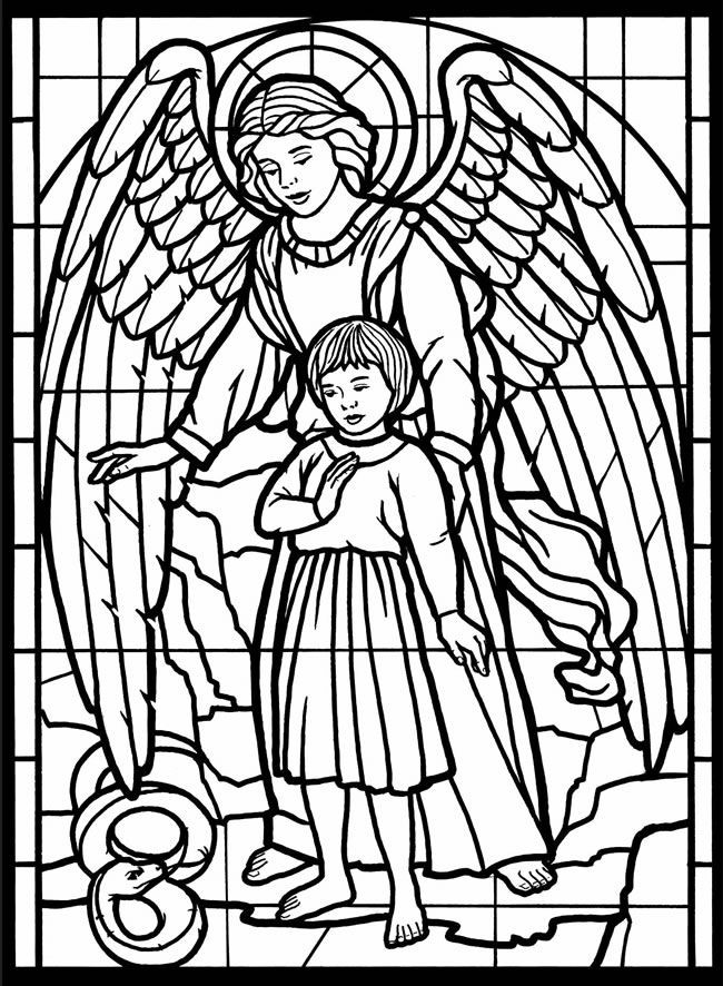 Free Printable Stained Glass Coloring Pages For Adults
 Free Printable Stained Glass Window Coloring Pages