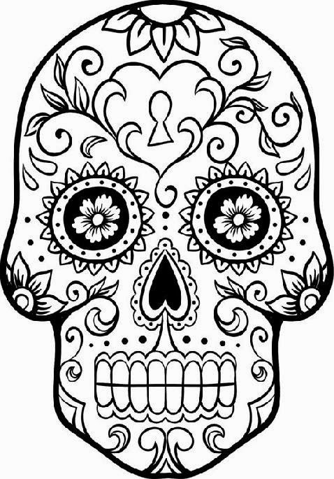 Free Printable Sugar Skull Coloring Pages
 Free Printable Day of the Dead Coloring Pages Best