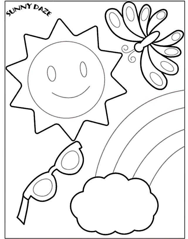 Free Printable Summer Coloring Pages
 Summer Coloring Pages Printables Coloring Home