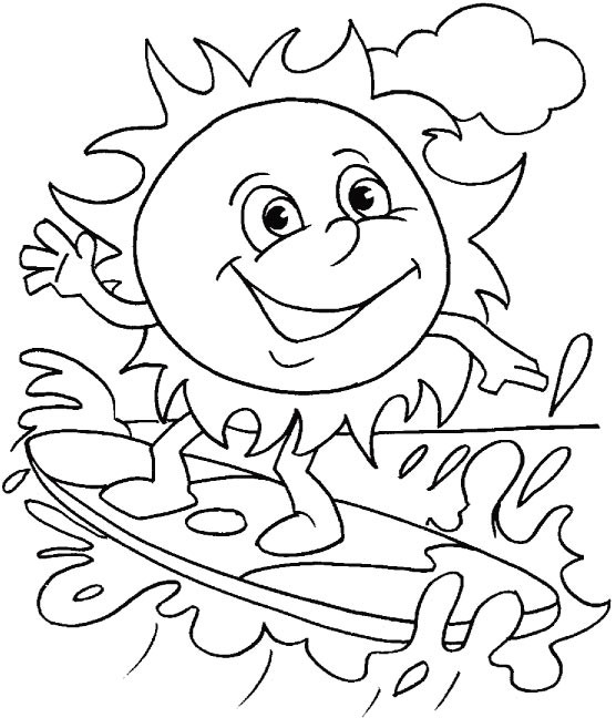 Free Printable Summer Coloring Pages
 Download Free Printable Summer Coloring Pages for Kids