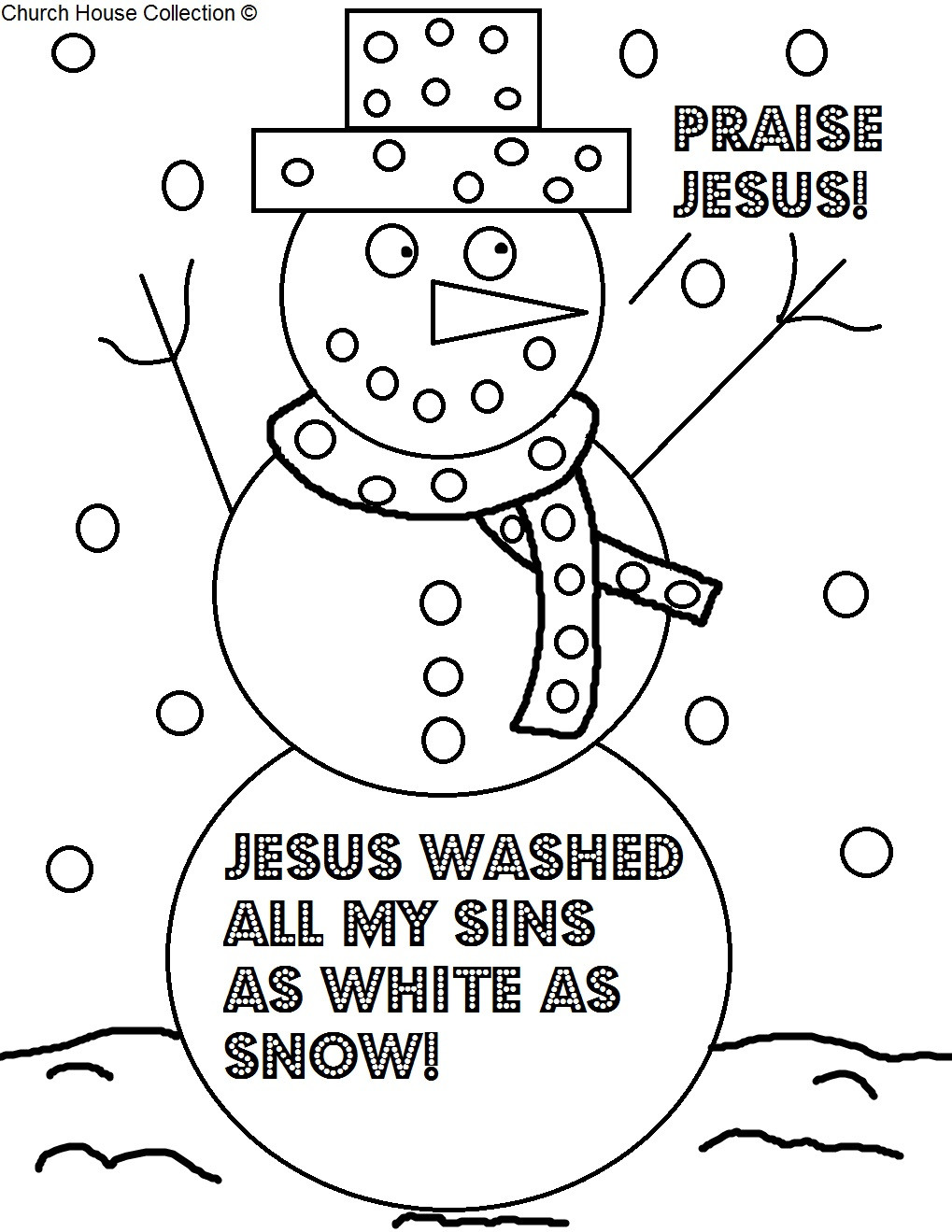 Free Printable Sunday School Coloring Pages
 Church House Collection Blog Christmas Coloring Page For