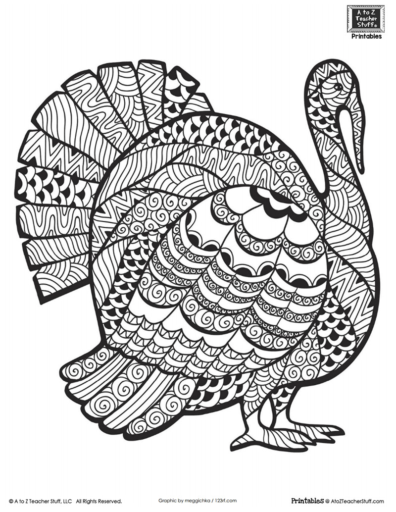 Best ideas about Free Printable Thanksgiving Coloring Pages For Adults
. Save or Pin Detailed Turkey Advanced Coloring Page Now.