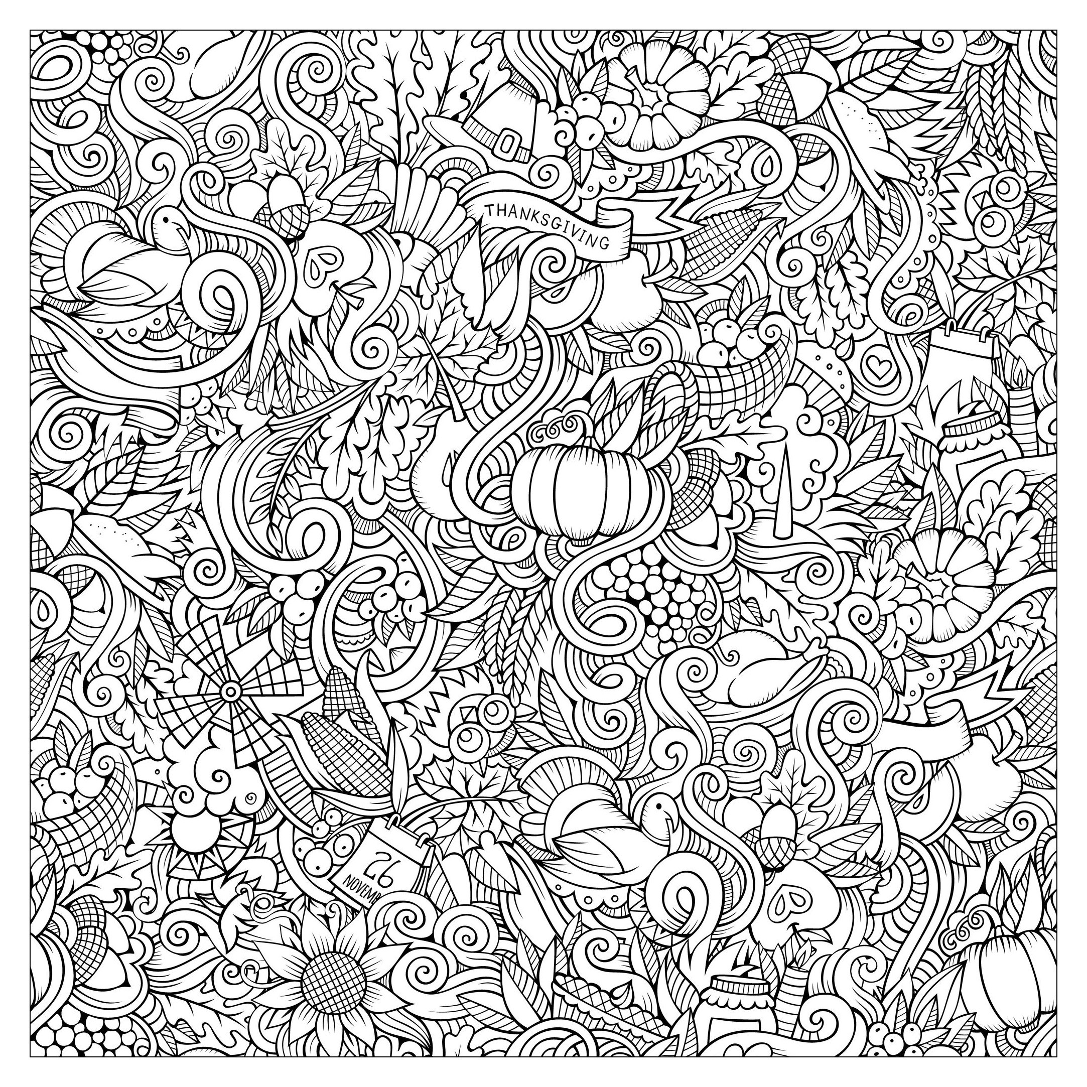 Best ideas about Free Printable Thanksgiving Coloring Pages For Adults
. Save or Pin Thanksgiving Coloring Pages For Adults Coloring Home Now.