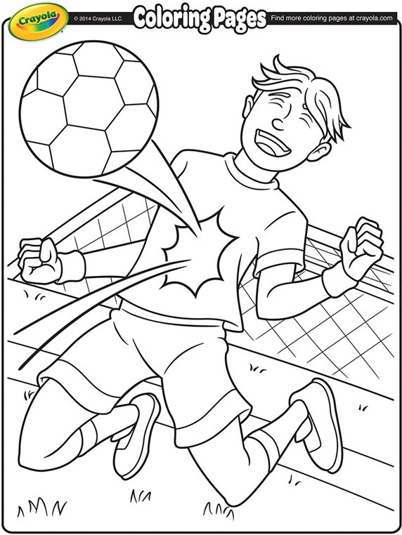 Free Resources For Printable Coloring Sheets Online
 Soccer Star