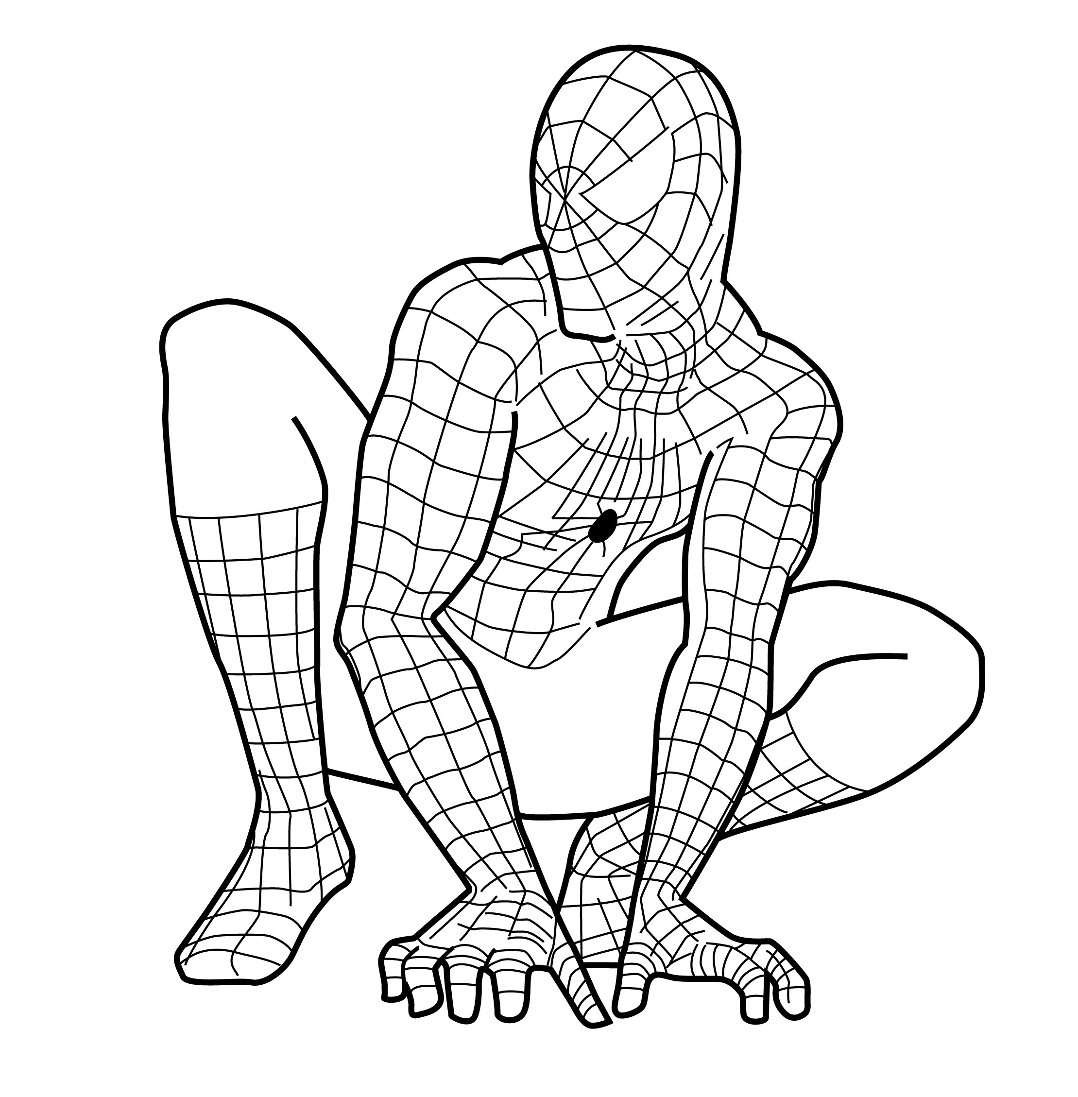 Free Spiderman Printable Coloring Sheets
 Free Printable Spiderman Coloring Pages For Kids