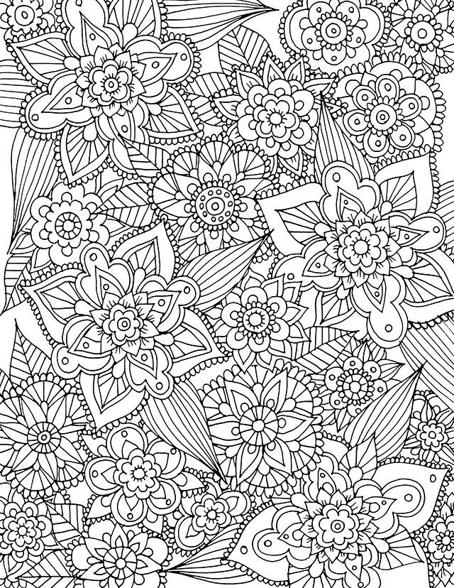 Free Spring Coloring Pages For Adults
 Free Printable Coloring Pages For Adults Spring The Art