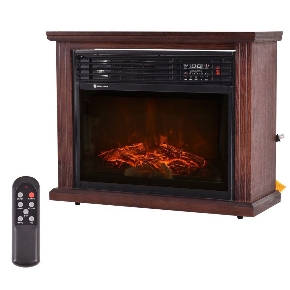 Best ideas about Free Standing Electric Fireplace
. Save or Pin 28" Electric Fireplace 1500W Glass View Log Flame Remote Now.