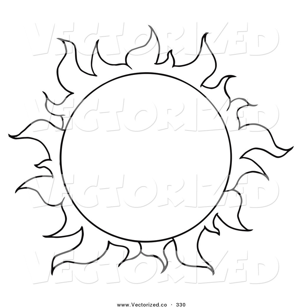 Free Sunshine Preschool Coloring Sheets
 Sun Coloring And Clouds Page With Pages Circle In The Rays