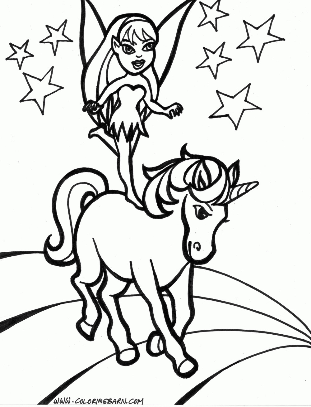 Free Unicorn Coloring Pages
 free printable unicorn and pegasus coloring pages