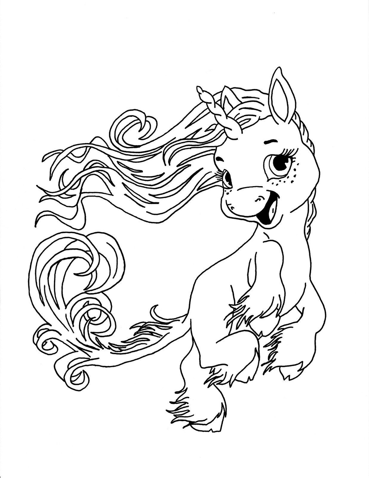 Free Unicorn Coloring Pages
 Unicorn Color Pages