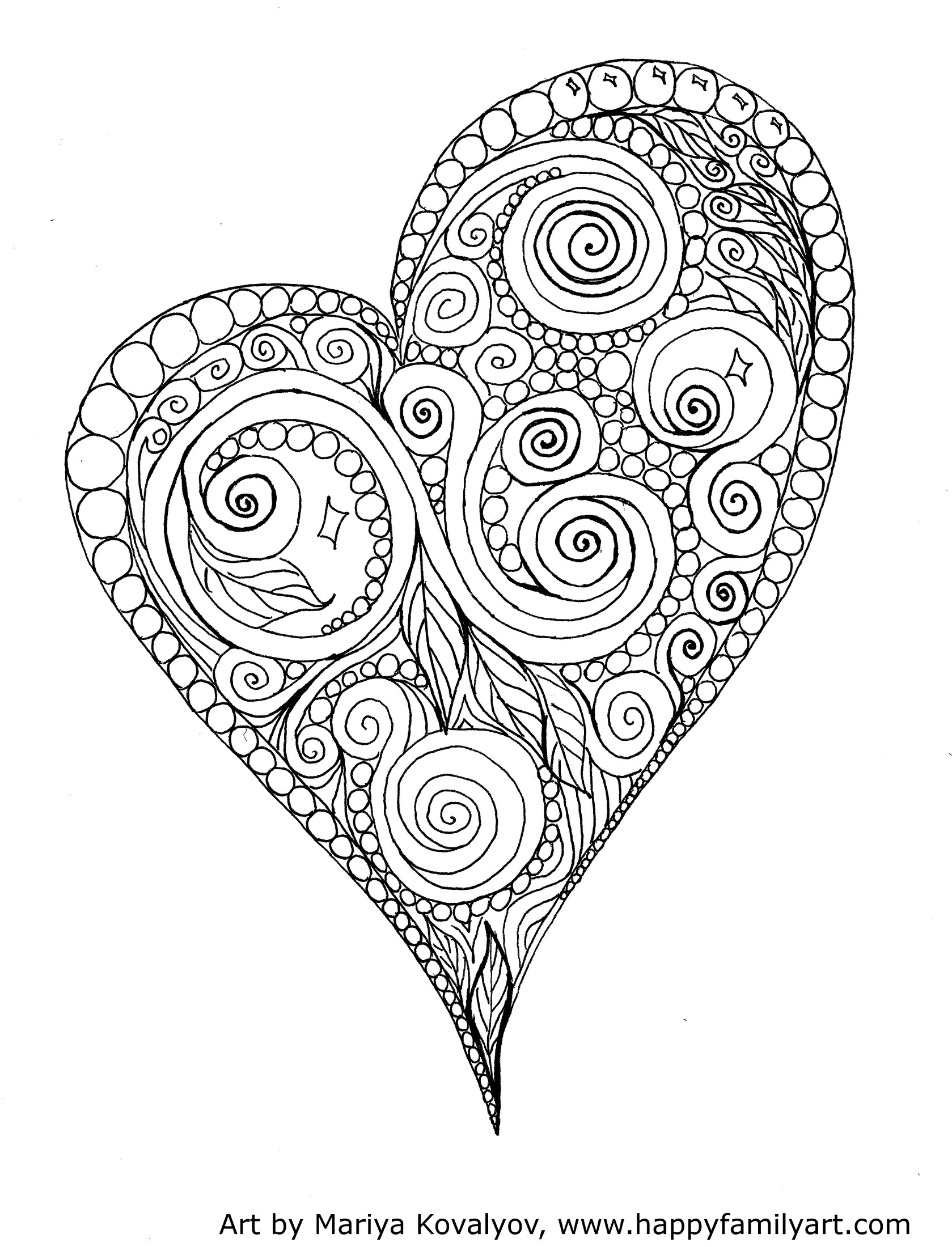 Free Valentine Coloring Pages For Adults
 Printable Valentine s Day Coloring Pages My Craftily