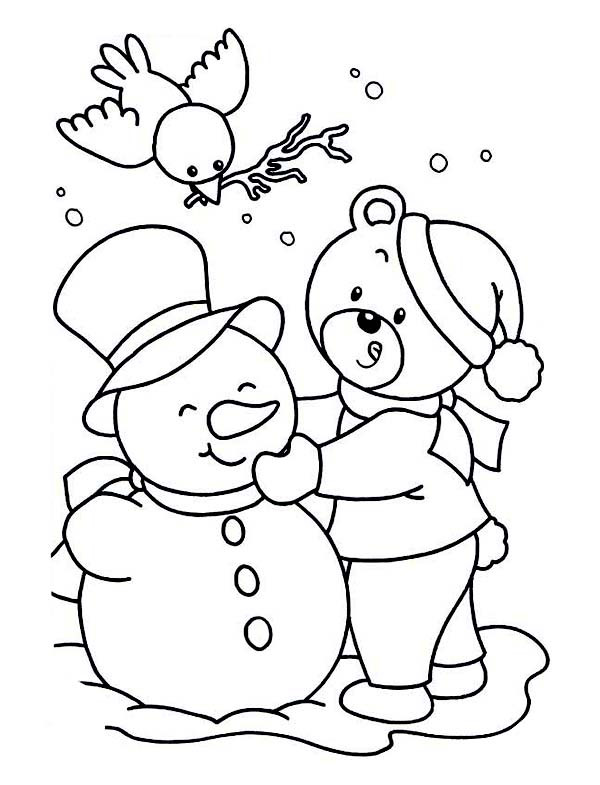 Free Winter Printable Coloring Pages
 Winter Coloring Pages Bestofcoloring