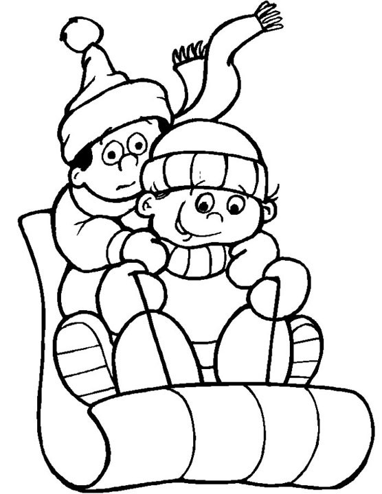 Free Winter Printable Coloring Pages
 Free Printable Winter Coloring Pages For Kids