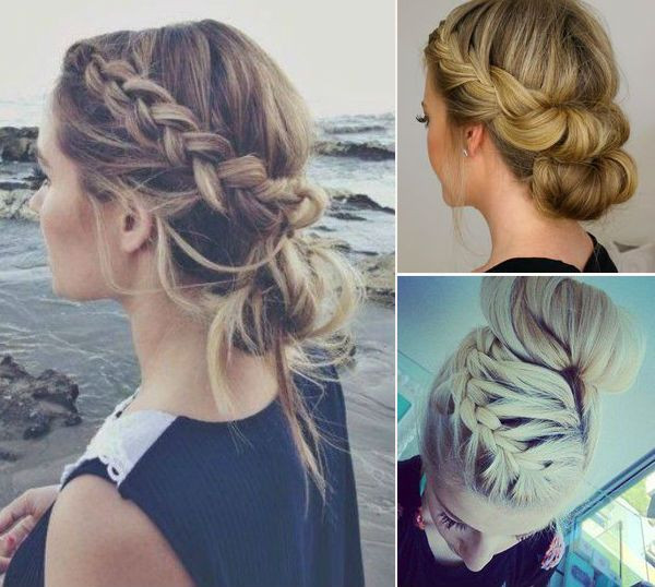 French Braid Updo Hairstyles
 Easy Braided Hairstyles Easy Hairstyles With Braids