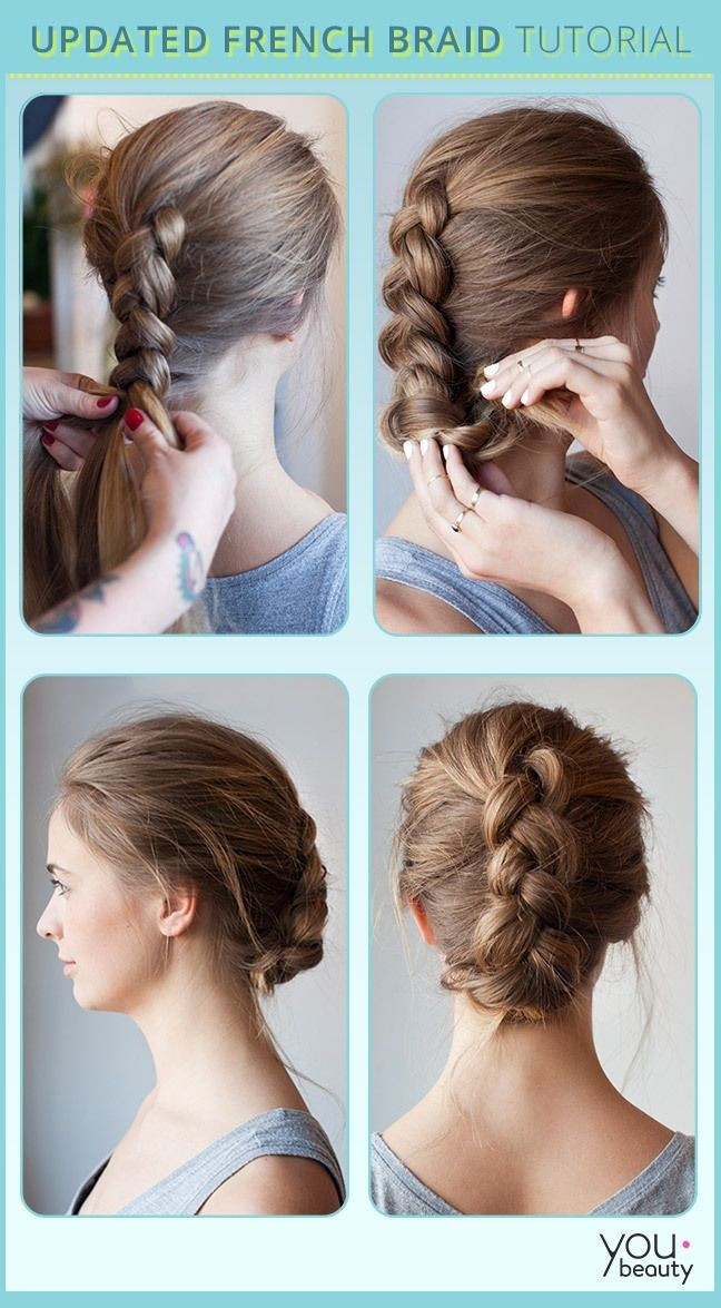French Braid Updo Hairstyles
 10 French Braids Hairstyles Tutorials Everyday Hair