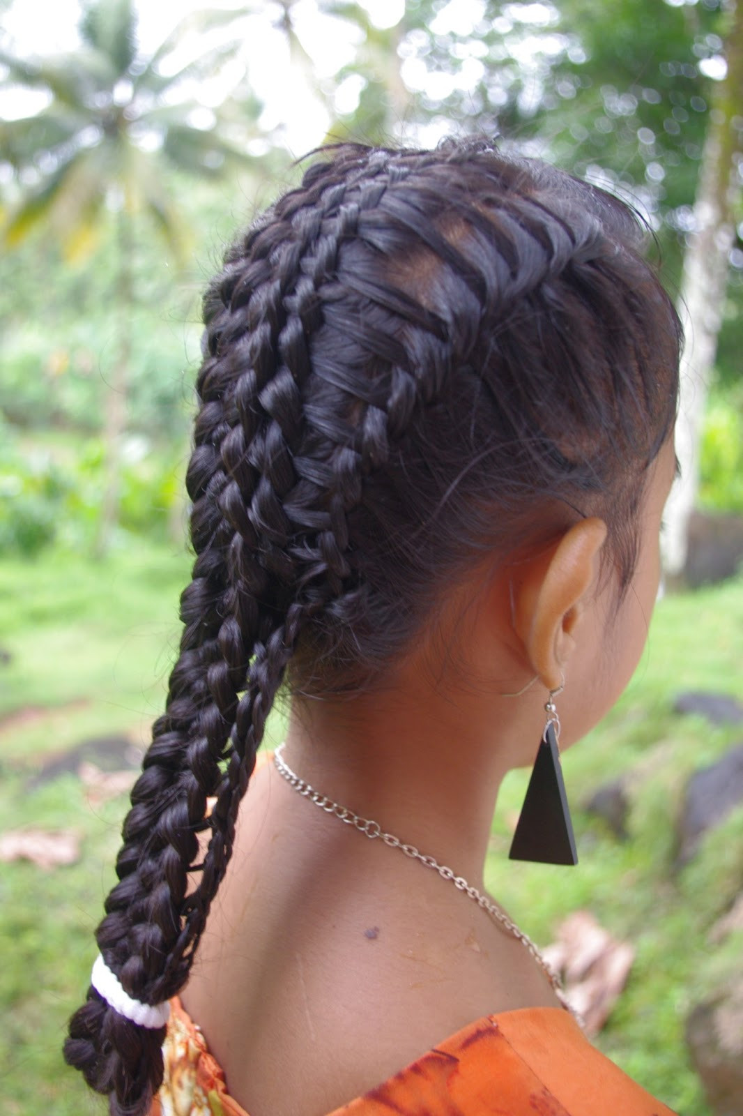 French Braid With Weave Hairstyles
 Braids & Hairstyles for Super Long Hair Micronesian Girl