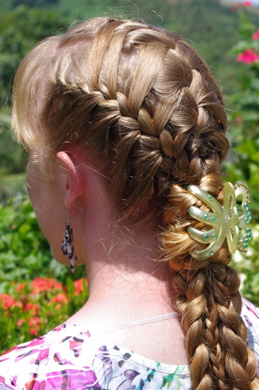 French Braid With Weave Hairstyles
 Braids & Hairstyles for Super Long Hair Basket Weave