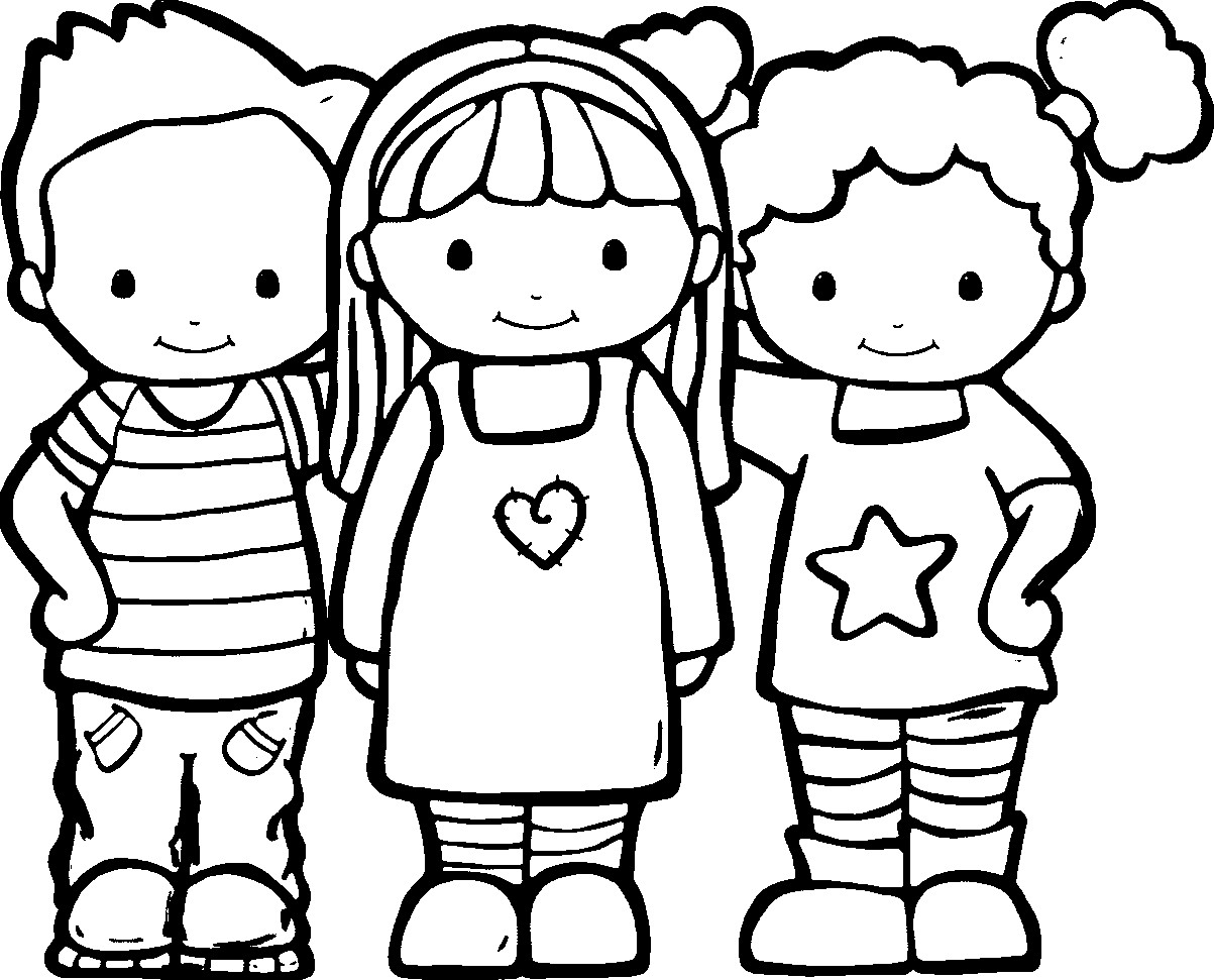 Friendship Coloring Pages For Girls
 Friendship Coloring Pages Best Coloring Pages For Kids
