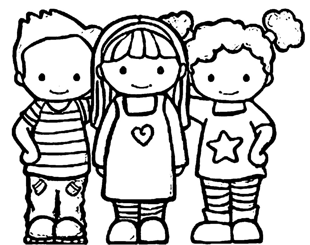 Friendship Coloring Pages For Girls
 Hershey And Friends Free Coloring Pages