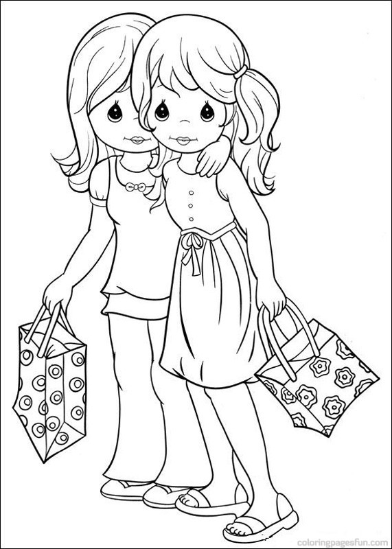 Friendship Coloring Pages For Girls
 Free Printable Precious Moments Coloring Pages 43