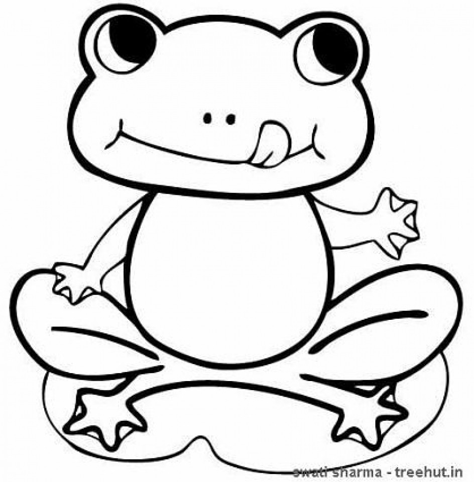 Frog Coloring Pages
 20 Free Printable Frog Coloring Pages EverFreeColoring