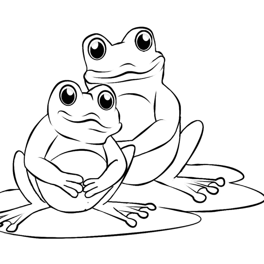 Frog Coloring Pages
 Frogs coloring pages to and print for free