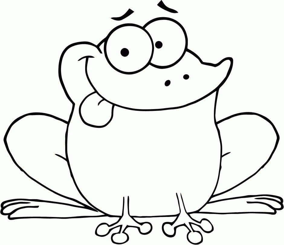 Frog Coloring Sheet
 Tree Frog Coloring Pages Coloring Home
