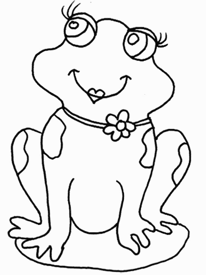 Frog Coloring Sheet
 Frog Coloring Pages To Print