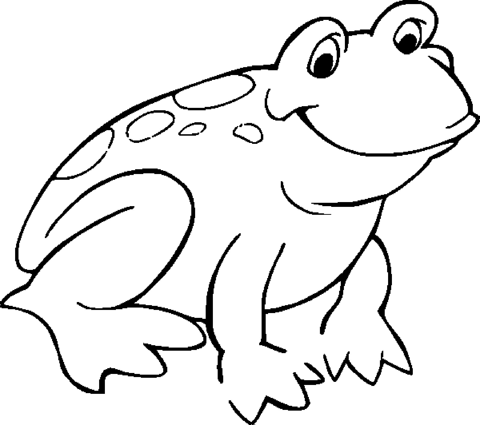 Frog Coloring Sheet
 Print & Download Frog Coloring Pages Theme for Kids