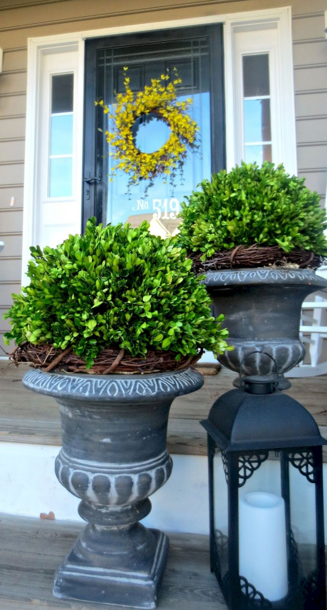 Best ideas about Front Porch Planters
. Save or Pin 50 Incredible Home Front Porch Flower Planter Ideas – FresHOUZ Now.
