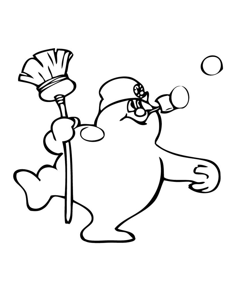 Frosty The Snowman Coloring Pages
 Cute frosty coloring pages Hellokids