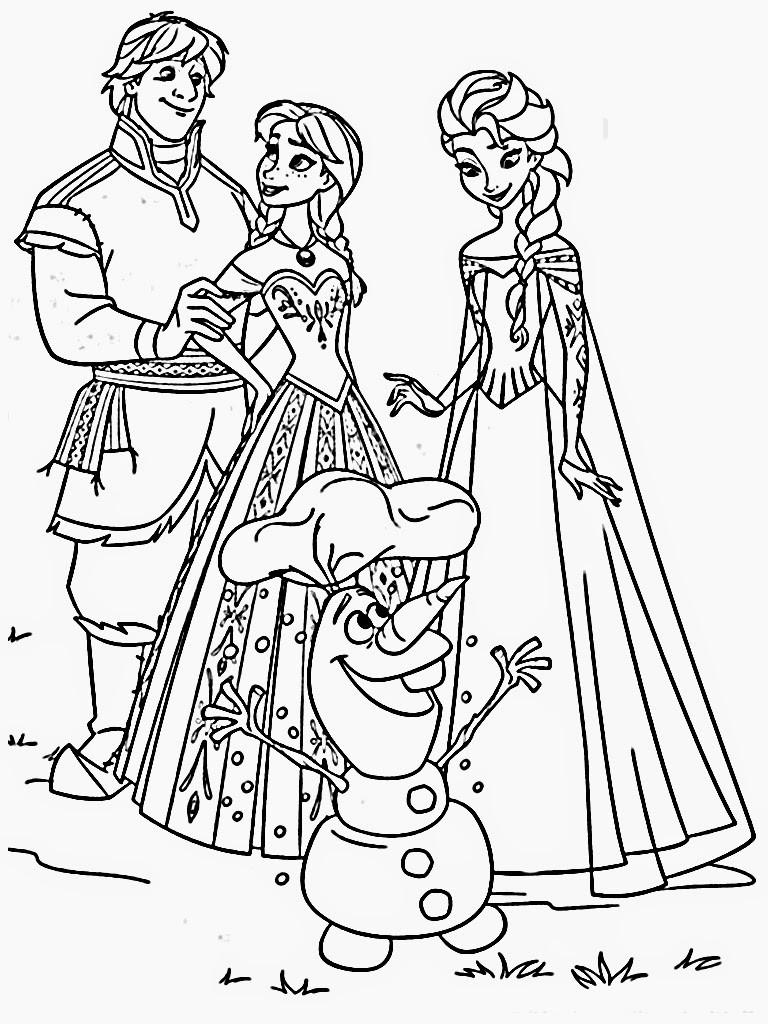 Frozen Coloring Book
 Free Printable Frozen Coloring Pages for Kids Best