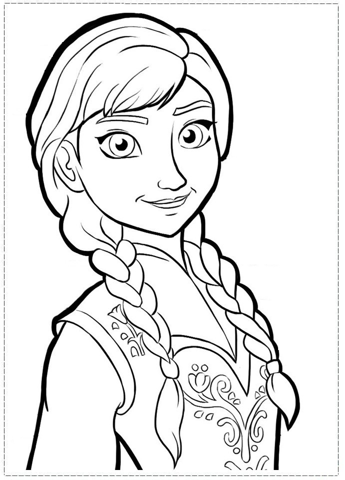 Frozen Coloring Sheets For Girls
 Frozen Coloring Pages 1