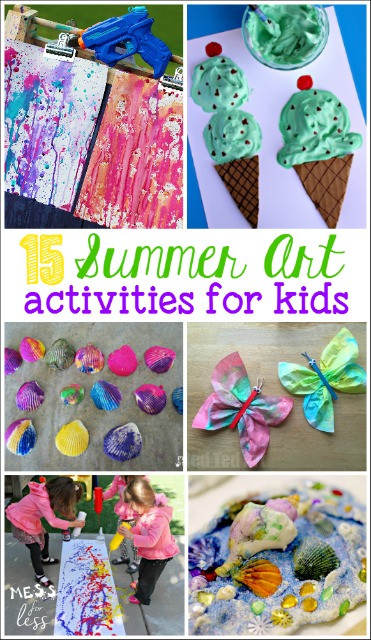 Best ideas about Fun Art Activities For Kids
. Save or Pin 20 Summer Activities for Preschoolers Mess for Less Now.