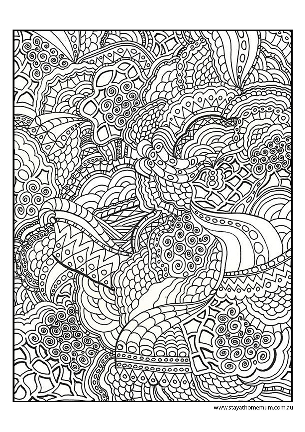 Fun Coloring Pages For Adults
 Printable Colouring Pages for Kids and Adults