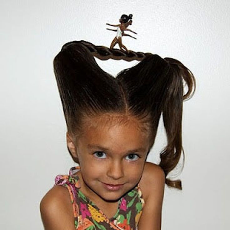 Fun Hairstyles For Kids
 Fun idea for crazy hair day at school