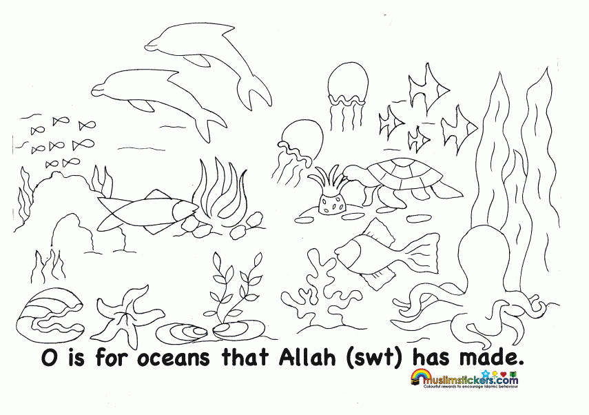 Fun Islamic Coloring Sheets For Kids
 Coloring Page Islamic Coloring Home