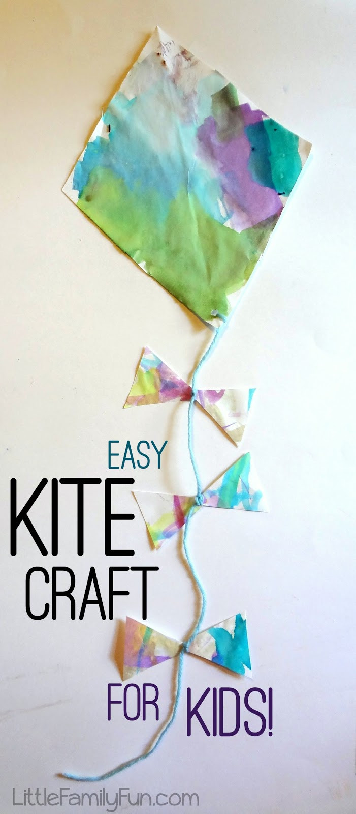 Fun Kids Crafts
 Easy Kite Craft for Kids