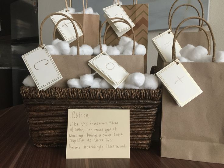 Fun Second Wedding Gift Ideas
 Top 25 ideas about Cotton Gifts on Pinterest