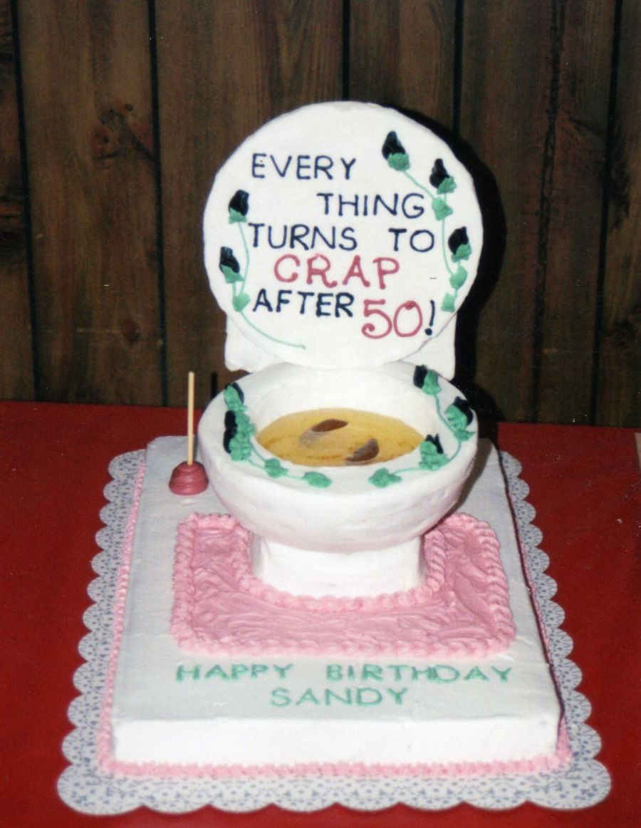 Funny 50th Birthday Cakes
 Toilet001 CakeCentral