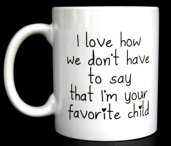 Funny Birthday Gifts For Dad
 Coffee Mug Favorite Child Gift for Dad Funny Mug Dad Mug