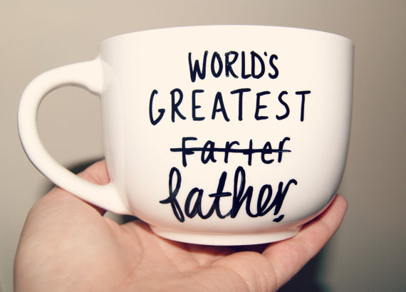 Funny Birthday Gifts For Dad
 World s Greatest Farter Father Mug Fully Customizable