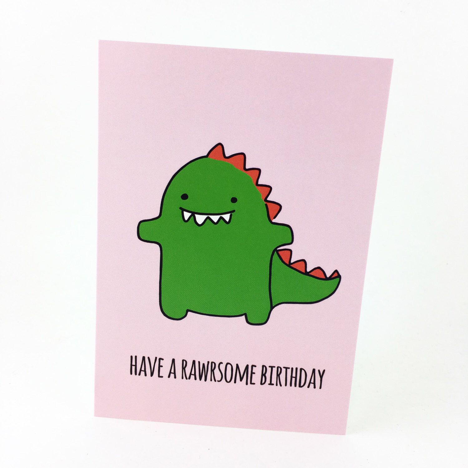 Funny Birthday Puns
 Dinosaur birthday card cute funny pun card funny