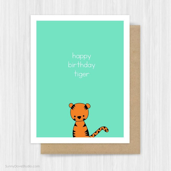 Funny Birthday Puns
 Funny Happy Birthday Card Boyfriend Husband Him Fun Tiger Pun