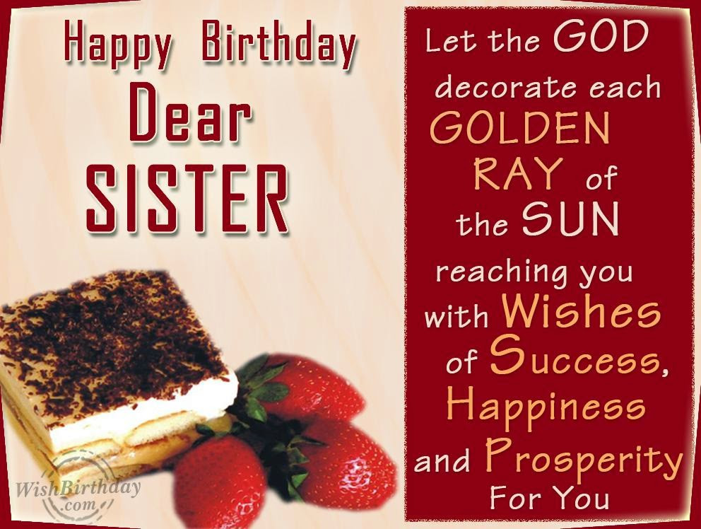 Funny Birthday Wishes For Elder Sister
 Birthday Wishes Elder Sister Birthday Wishes