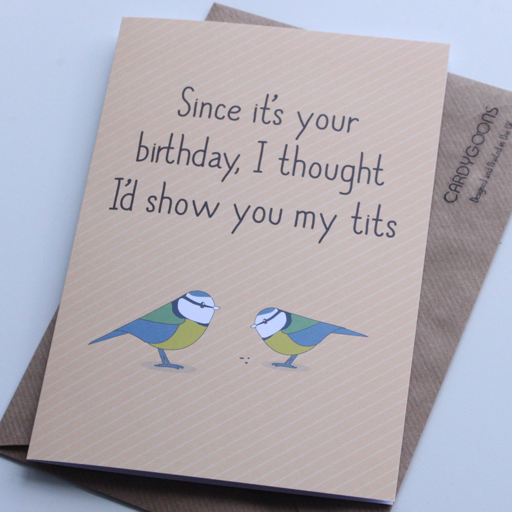 Funny Boyfriend Birthday Cards
 Funny Birthday Card Boyfriend Husband Rude Humour Card