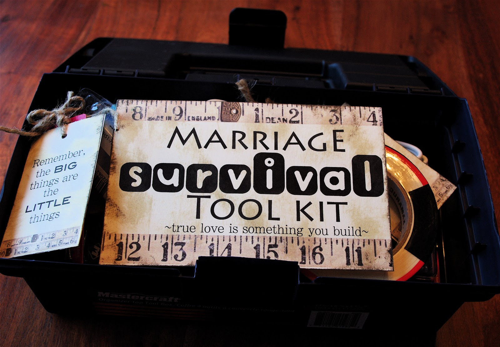Best ideas about Funny Wedding Gift Ideas
. Save or Pin Creative "Try"als Marriage Survival Tool Kit Now.