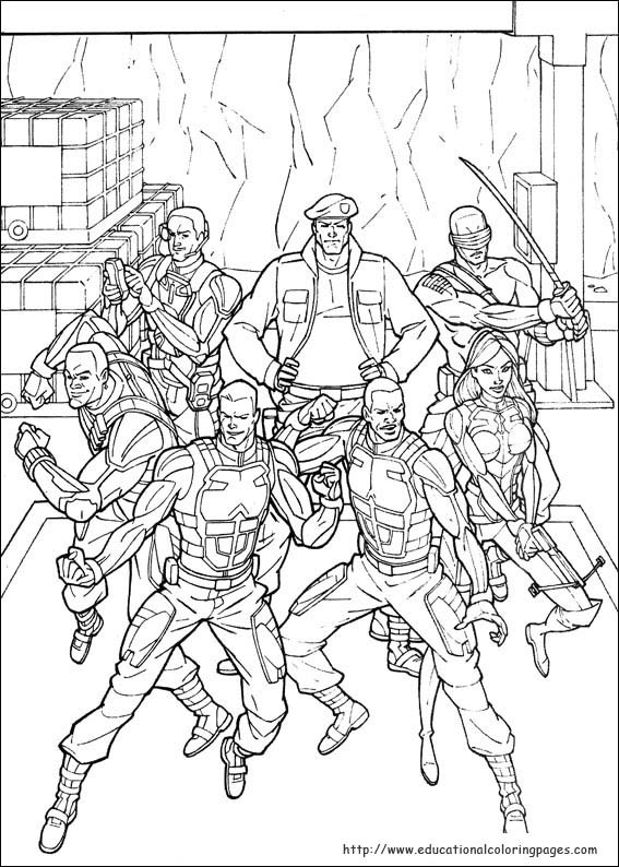 G I Joe Coloring Pages
 GI Joe Coloring Pages Educational Fun Kids Coloring