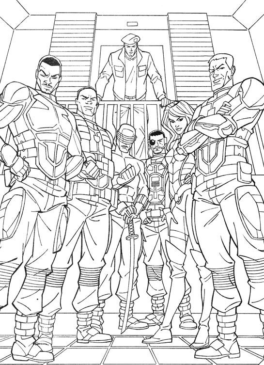 G I Joe Coloring Pages
 Kids n fun